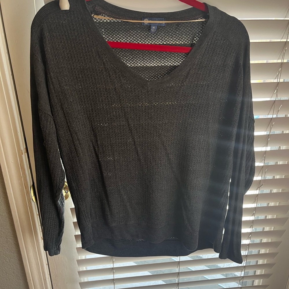 Democracy Women's Black Sweater - Crew Neck